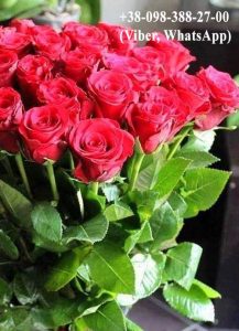 красные розы в Покровске фото