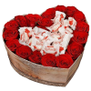 Фото товара 101 роза в коробке "I love you" в Покровске