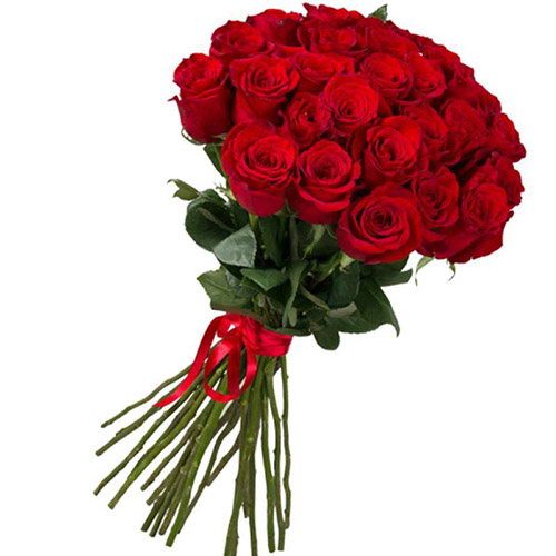 Фото товара 25 импортных роз в Покровске