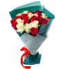 Фото товара 25 роз красных и белых в Покровске