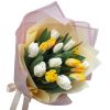 Фото товара 21 белый тюльпан в коробке в Покровске