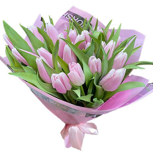 Фото товара 21 нежно-розовый тюльпан в Покровске