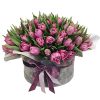 Фото товара 101 тюльпан в коробке сердцем в Покровске