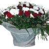Фото товара 100 красных роз в корзине в Покровске