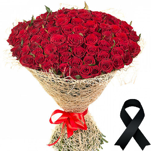 Фото товара 100 красных роз в Покровске