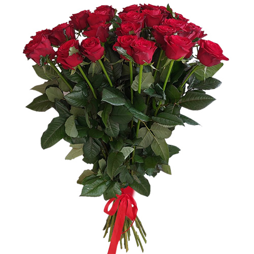 Фото товара 21 красная роза в Покровске